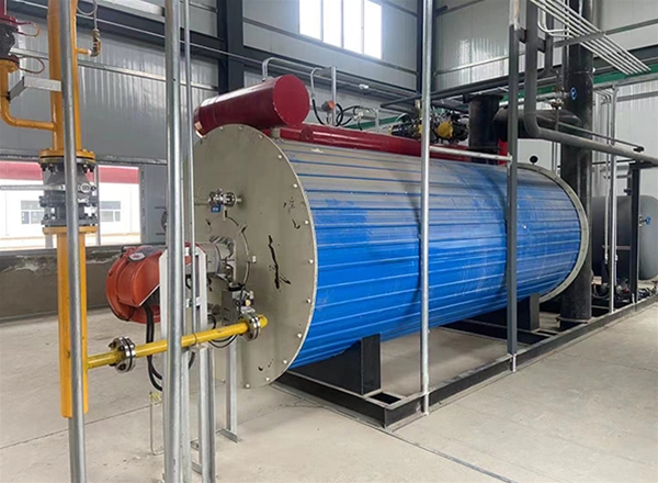 120萬大卡燃?xì)忮仩t在客戶現(xiàn)場運行中